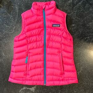 Patagonia girls down sweater vest size xs
